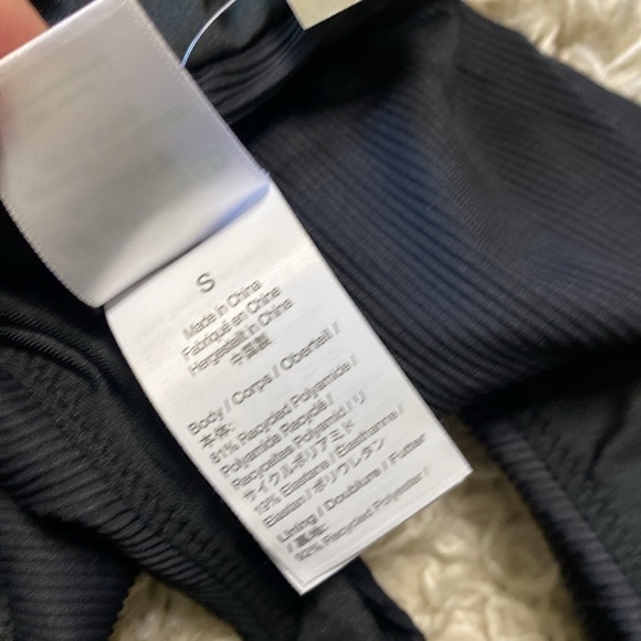 J. Crew NWT Black Ribbed High Rise Cheeky Bikini Bottom Women’s Size Small - Picture 6 of 6